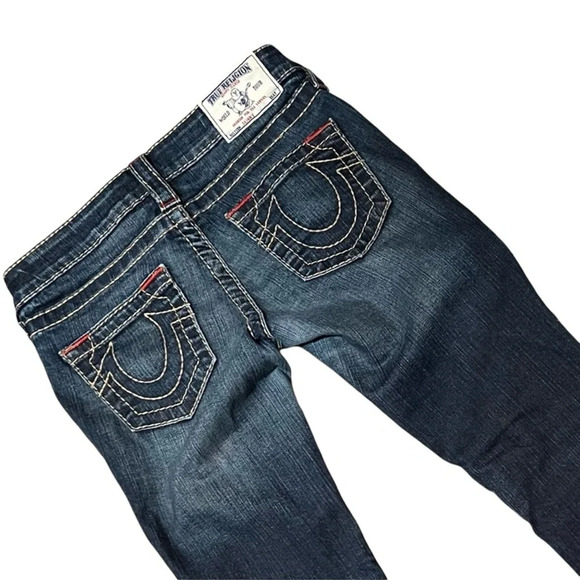 True Religion Women's Low Rise  Skinny Fit Jeans in Size 25" Y2K Cowgirlcore - Picture 9 of 11
